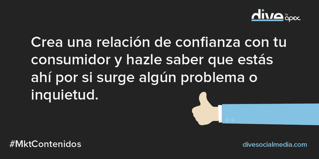 DivebyApex's tweet photo. Customer Experience significa estar cerca y en todos los canales.#AtCliente #SocialMedia #custserv http://t.co/gzeldX3i24