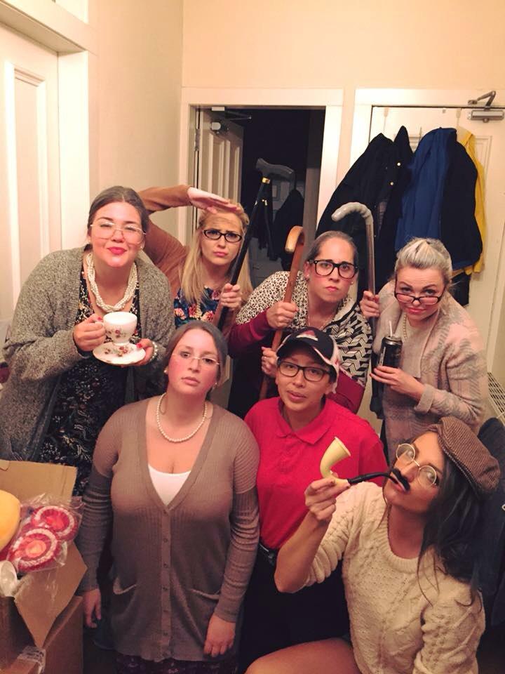 All these years of playing volleyball has taken it's tole on us 👵👴