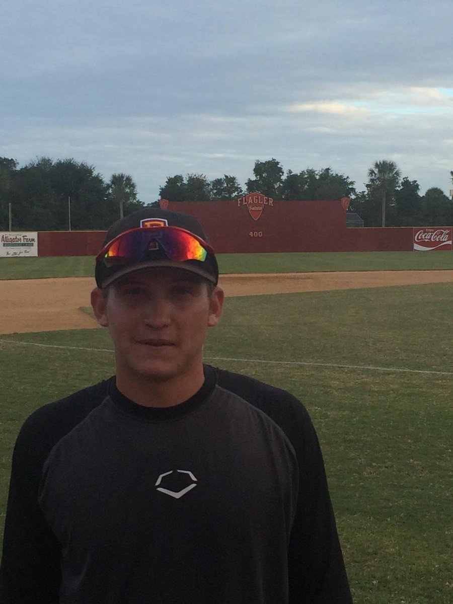 SWFLBaseball1's tweet photo. Flagler Scout day, Cole Ondrejka good in the field, 2 knocks, looks great! Great job Cole! http://t.co/5UAdlf2Fxg