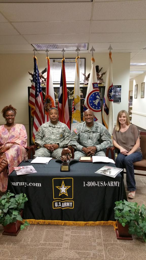 MiamiBattalion's tweet image. Virtual Family Town Hall Meeting held by LTC Miller and CSM Burton accompanied with their spouses. #TeamArmyStrong