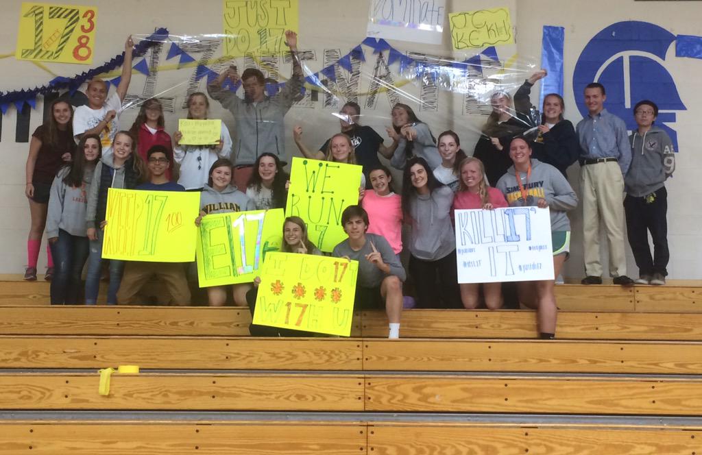 2017_simsbury's tweet photo. STRONG turnout tonight at the New Gym! DO17'T MESS WITH US http://t.co/QHblR8wvWq