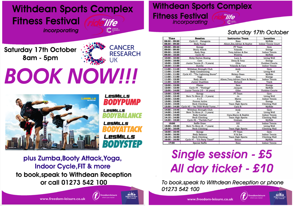 RideForLifeCRUK's tweet photo. @iamtatiana @RidingHorizons @rickey_dean @FreedomLeisure @latestzara @LesMills @BrightonFitness @FitnessBrighton http://t.co/6koKprAXba