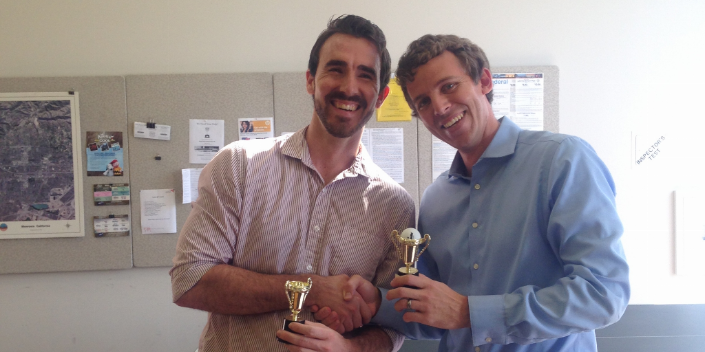 WorldVisionJobs's tweet photo. Congratulations to Ryan in Accountability, @WorldVision #LosAngeles 2015 #PingPong Champion! #WorldVisionLife http://t.co/H7axv4S3Yj