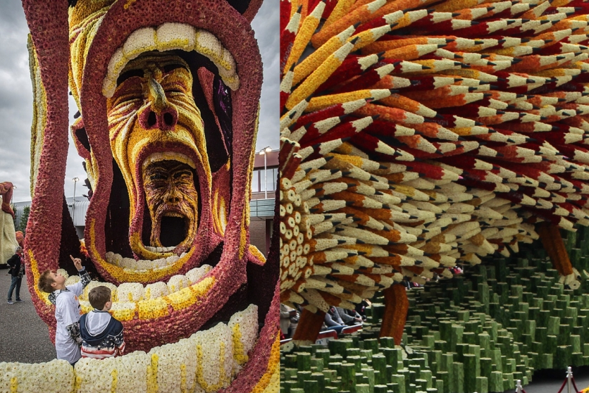_inkster_'s tweet photo. #Netherlands parade #celebrates Vincent #VanGogh. #Floats made of #flowers http://t.co/ZK66YLYEqx via @Creative_Boom http://t.co/KElltJQOBP