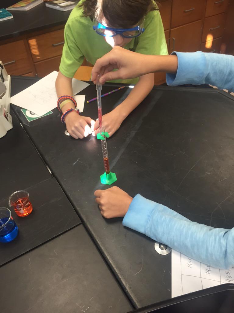 SCIENCEin406's tweet photo. 6th graders using tools today! #tripleBeamBalance #graduatedCylinders http://t.co/mEIYCSA43f