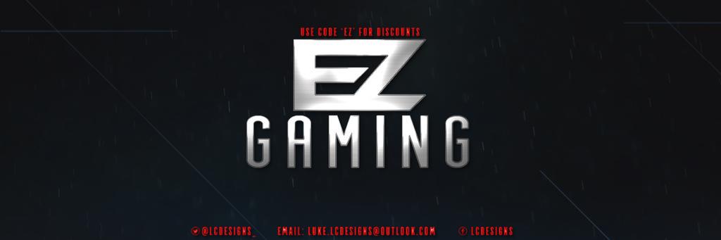 Lc Designs On Twitter Ez Gaming Banner Design Http T Co