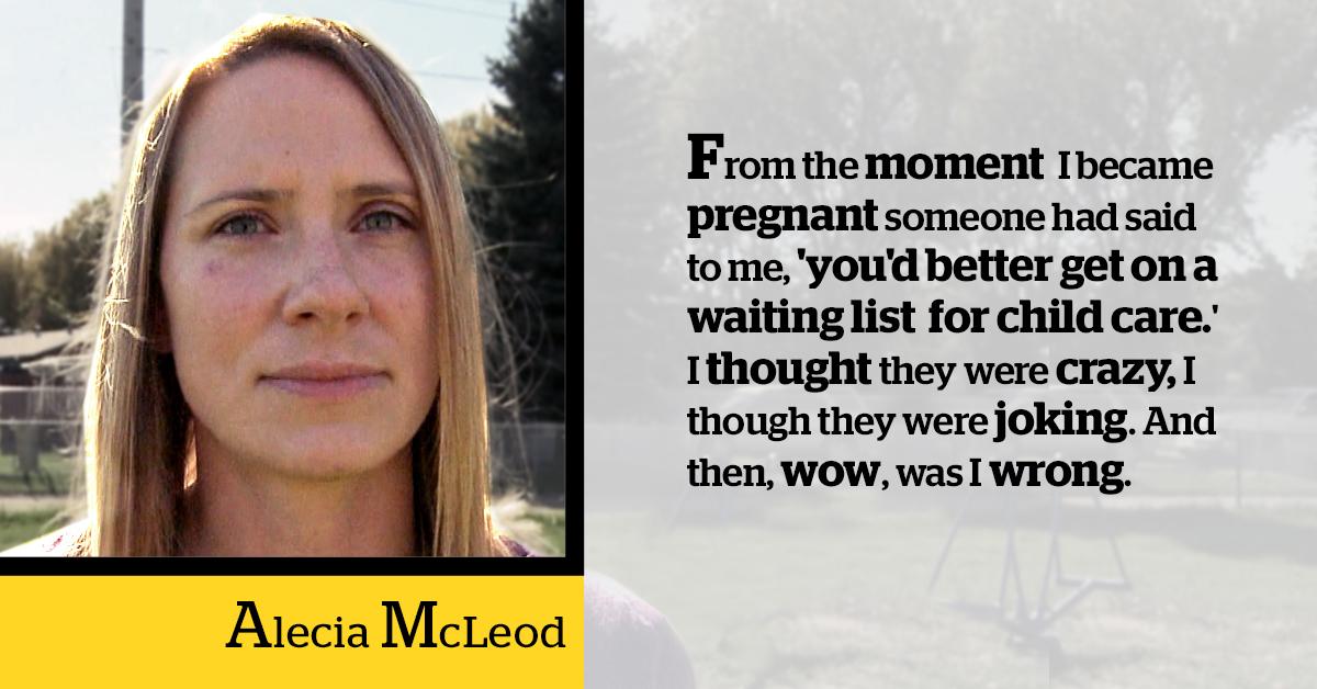 CBCTheNational's tweet photo. She's voting for more affordable &amp; accessible child care. https://t.co/yqid8jG8np #VotersOfCanada #elxn42 #cdnpoli http://t.co/wLc90B9vBI
