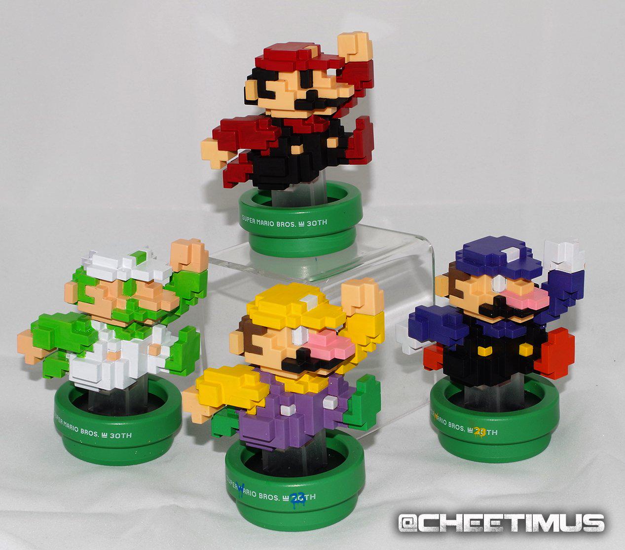 Stuff of Nintendo on X Custom 8 Bit Mario Amiibos http t 5XRKFYB5sD X