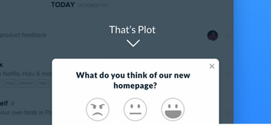 ProductHunt's tweet photo. Plot: In-product feedback, from your users https://t.co/eSX5TUgX5Y via @mrpatrickrogers http://t.co/9PQ0n1ESjh