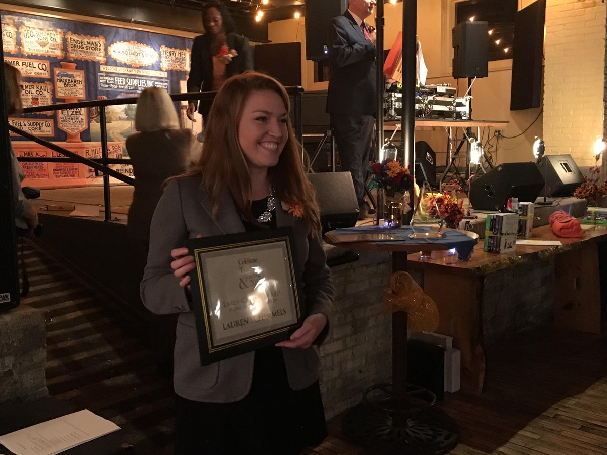 CTTMKE's tweet image. Lauren Schimmels of Pius XI High School gets an Honorable Mention for the Early Career Award. #celebrateteaching2015