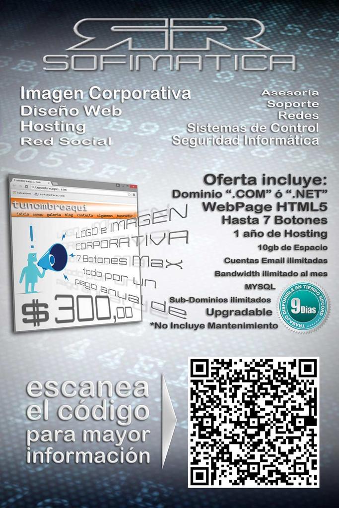 sofimatica's tweet image. La mejor opción "punto-com" con todo.!
Un pago anual de $300.00
@hqclasificados
#Panama
🔗 sofimatica.com/oferta/
&amp;lt;&amp;gt;