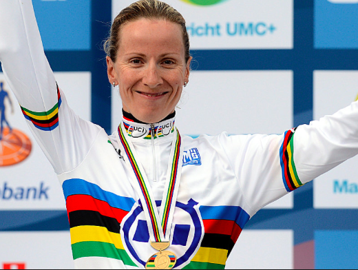 In our Colonial First State Next Chapter we catch up with four time world champion Judith Arndt. Sunday 5pm SBS One.