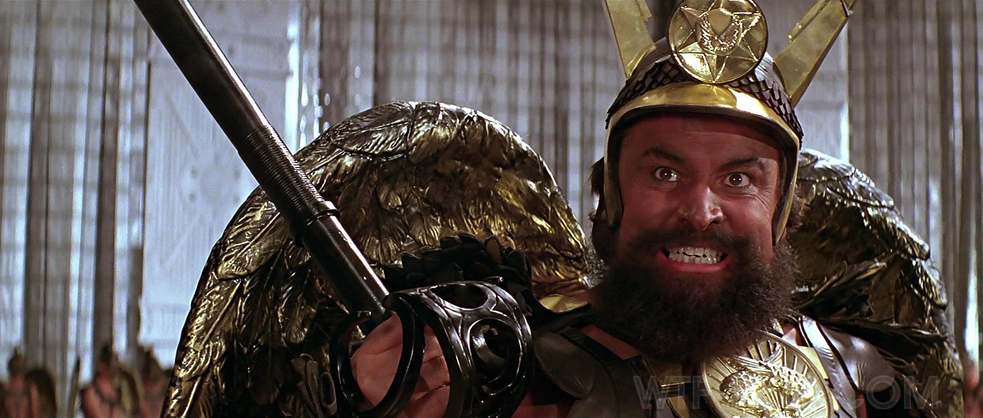 Happy birthday Brian Blessed, he\s 79 today. Here he is as Prince Vultan in \Flash Gordon\ (1980) 