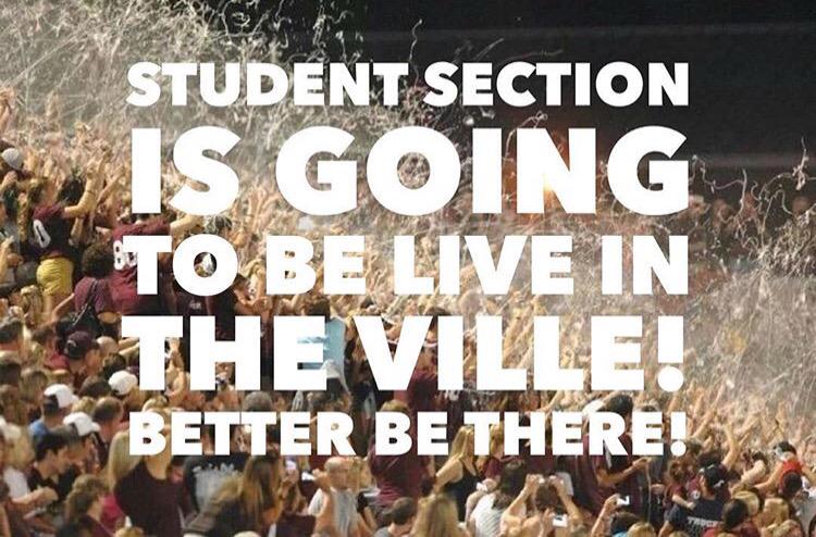 BHSstusec's tweet photo. There will be a student section so be there tomorrow night and get ready to make some noise!!!!! http://t.co/BVTdf4BpbU
