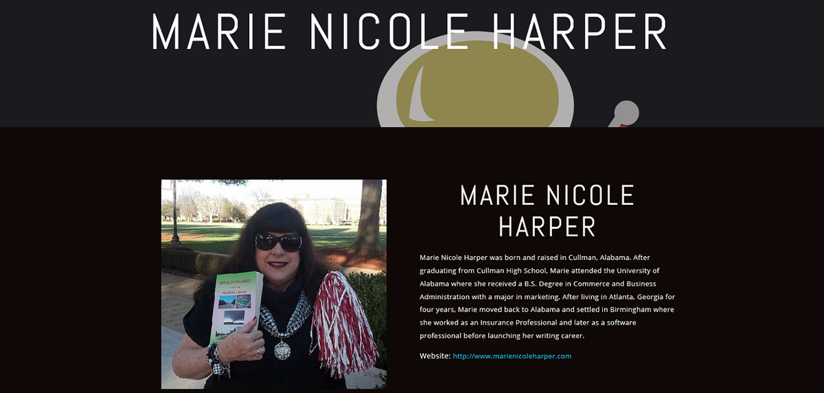 MarieNHarper's tweet photo. @MarieNHarper will be at the Rocket City Lit Fest in Huntsville 10/10-10/11. If you're in Huntsville, AL, please come http://t.co/sMNkDBst2p