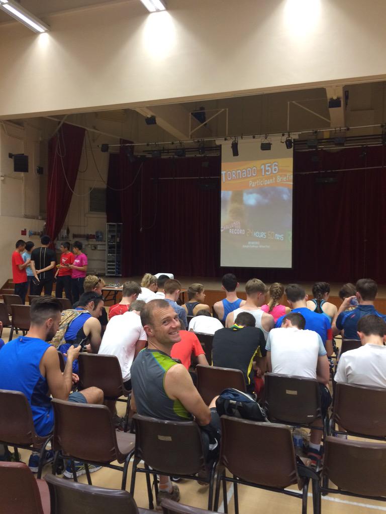 MrTennetCompSci's tweet photo. Pre race briefing for the Raleigh Challenge Wilson Trail #hksec http://t.co/H0TNPl1dcD