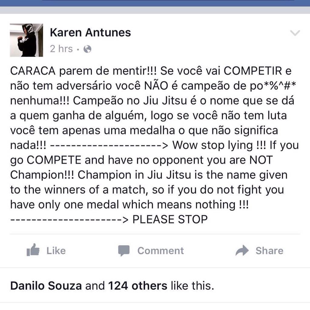 gregjay1998's tweet image. Well said words by one of the best female BJJ athletes in the world. #Osss #jiujitsulifestyle #stoplying #thetruth