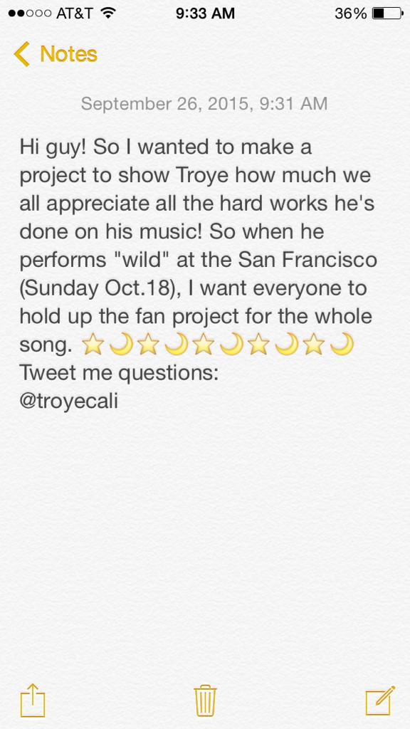 troyecali's tweet photo. @blessedsivan HELP SPREAD THE WORD SO WE CAN MAKE THIS SHOW XTRA SPECIAL FOR TROYE #foolsvideo http://t.co/DaPXIz2IGG