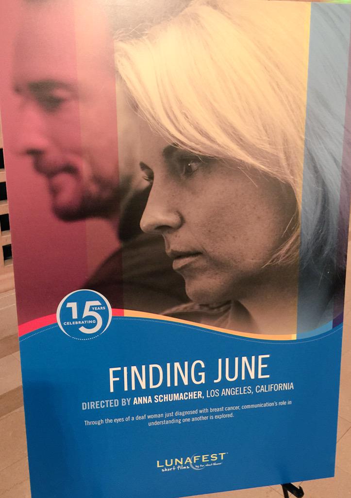 What kind of amateur doesn't bring tissues to #LUNAFEST15?? #criedthrougheverymovie #notevensorry #snotfest15