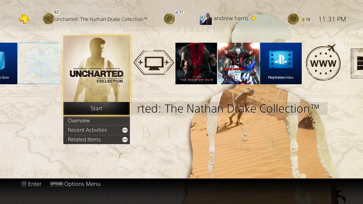 DrewskeUrameshi's tweet image. Just picked up this nostalgia trip, so its gonna be a good night!! #Uncharted #PS4 #Snipelife