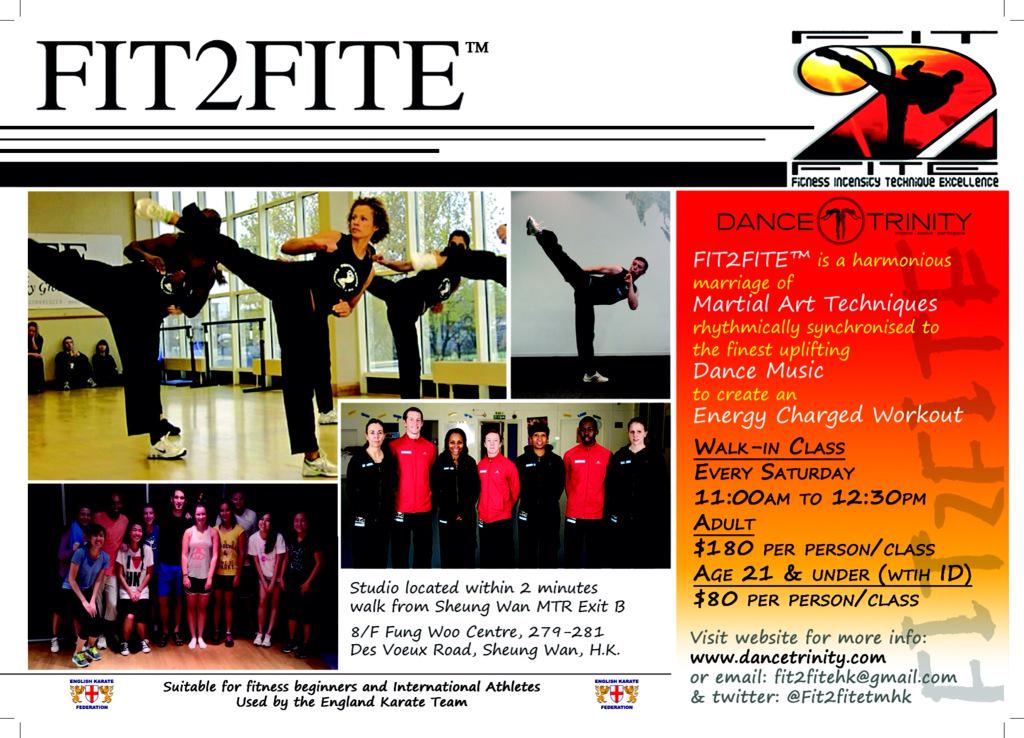 FIT2FITEtmHK's tweet photo. Join us 11:00am Saturday, work a good sweat! Flyer for details. #fitness #intensity #technique #excellence #hongkong http://t.co/ktL6x6NgA7