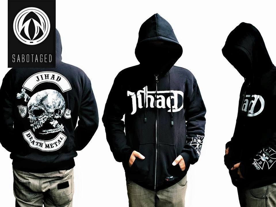 jihadeathmetal's tweet photo. New from Sabotaged | Zipper | Jihad Death Metal | Rp. 230.000,- | M-L-XL | Order: 085222090666 | Pin: 2763263E http://t.co/h5aJegwnb8