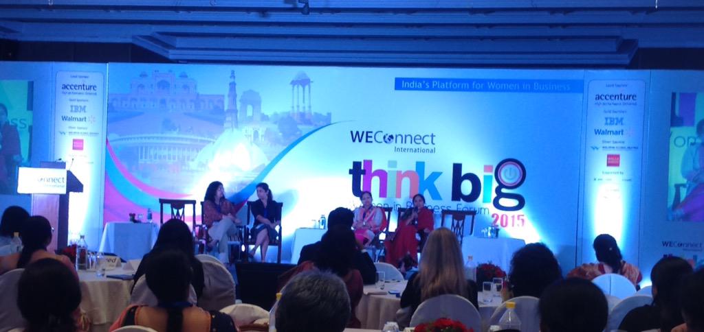 dbhasin's tweet photo. Chayya Nanjappa: Shares her inspiring story at the THINK BIG women business forum at #weconnectindia #nectarfresh http://t.co/C6bRzaY560