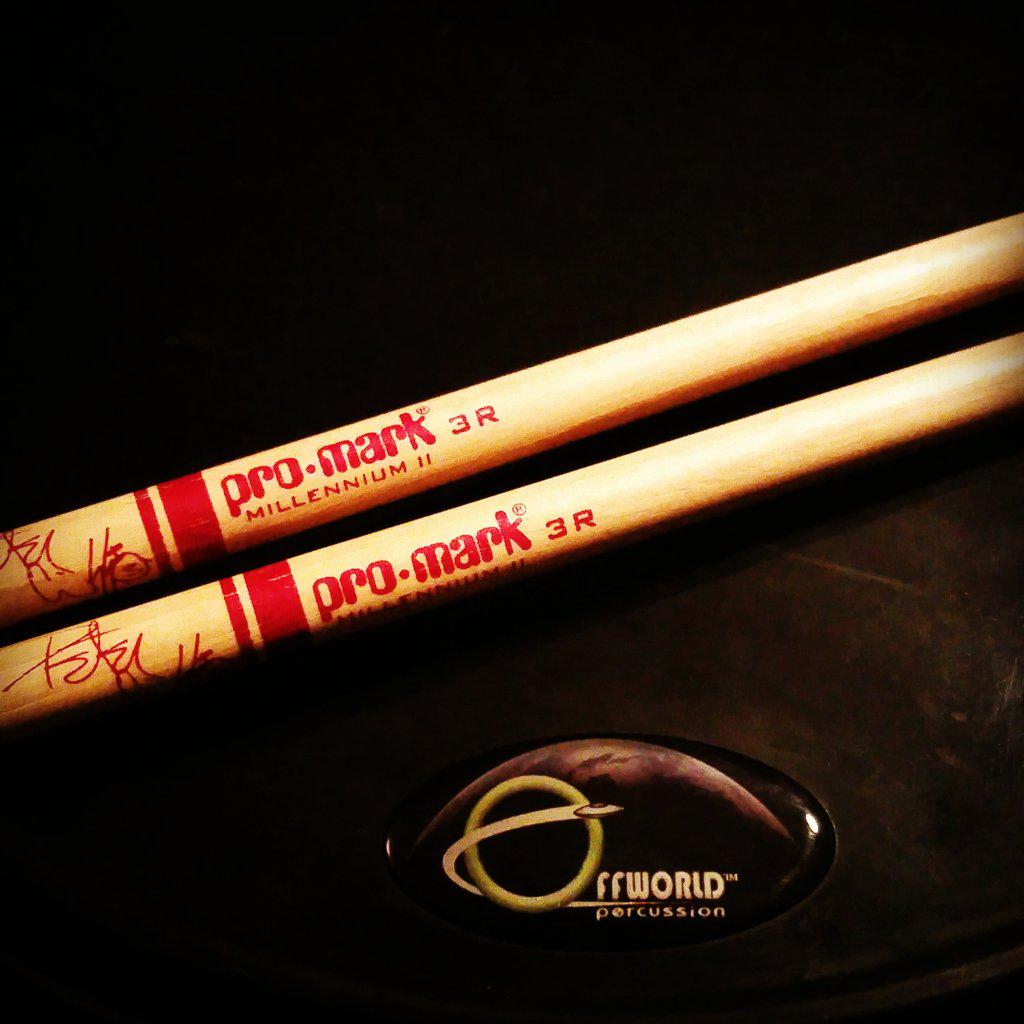 zach3196's tweet photo. @Offworldperc @promarksticks #drums #promark #offworldpercussion #offworld #sticks #music #drummer #musician #gear http://t.co/Aa52S1FKyb