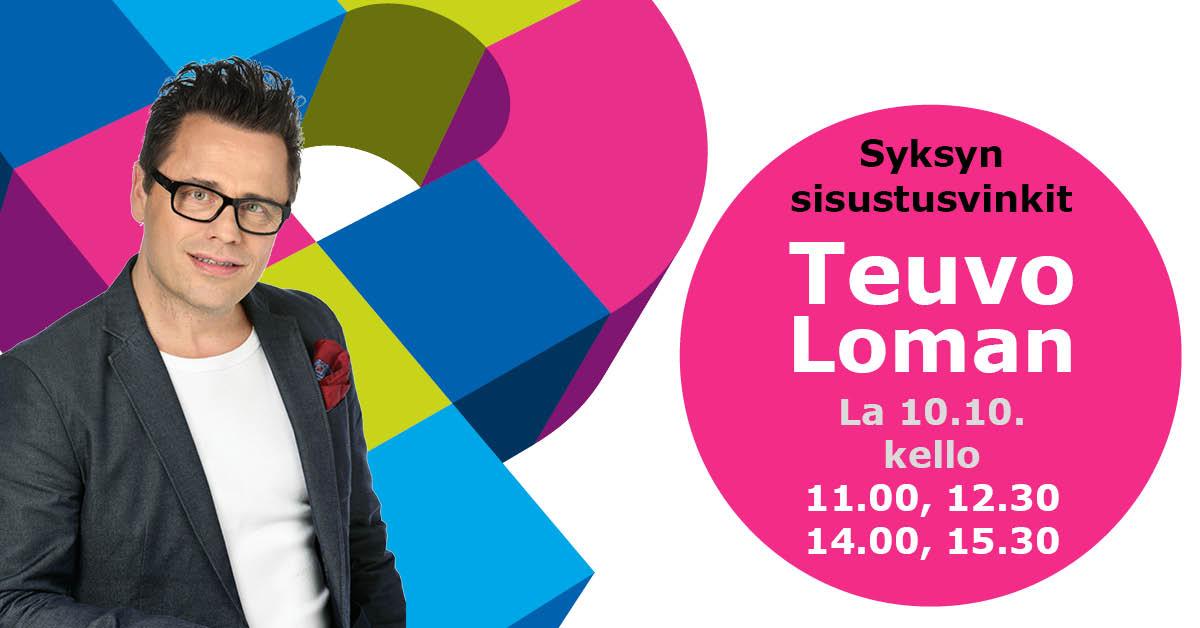 Teuvo Loman esittelee syksyn sisustusvinkit. finsoffat.fi #sisustusvinkit #TeuvoLoman #lauantai #sisustus