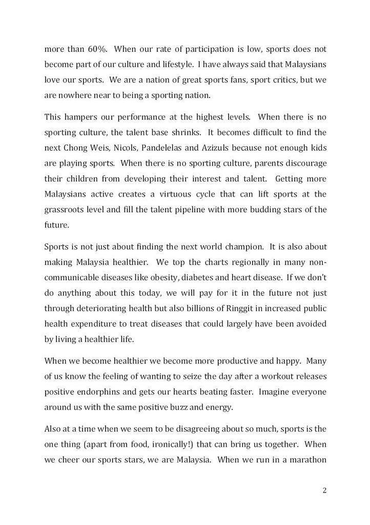 Khairykj's tweet photo. My open letter to all Malaysians on the eve of our national sports day. Towards a sporting nation. #HariSukanNegara http://t.co/o42MFqHznL
