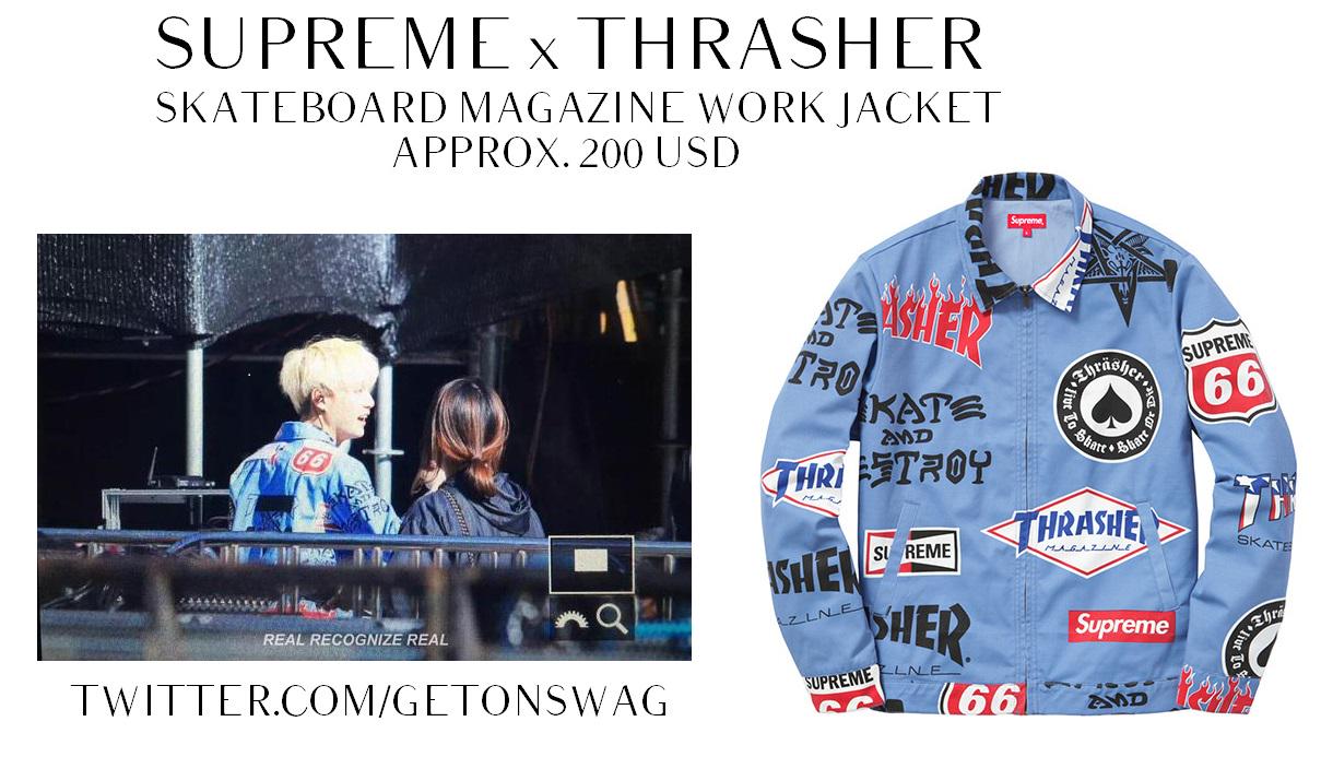 supreme thrasher work jacket