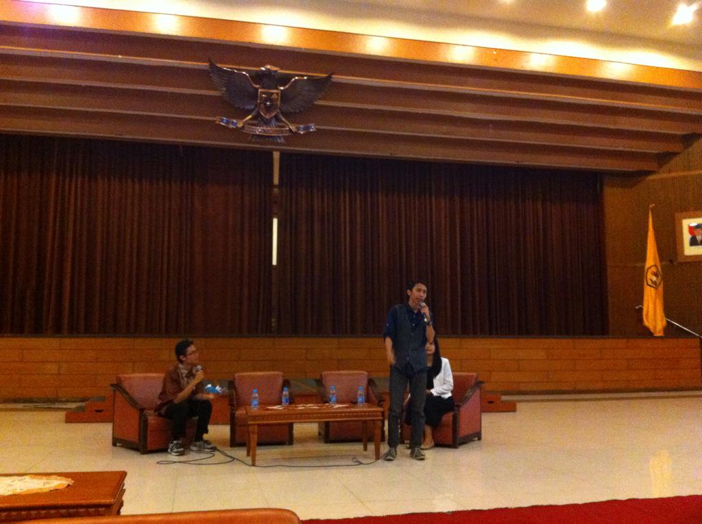 Hadir pula mas Bezie yang merupakan wakil direktur termuda di Radio PPI