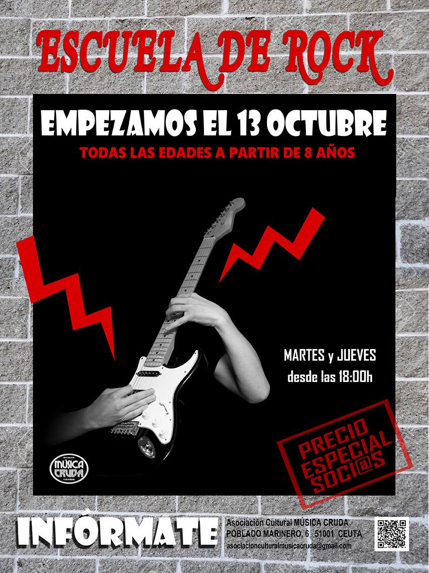 TingitanaFest's tweet photo. ¿Te gusta el #ROCK? Únete a nuestra banda. 'Escuela de Rock' en la Asociación #Música Cruda de #Ceuta http://t.co/5PP64oPwm1