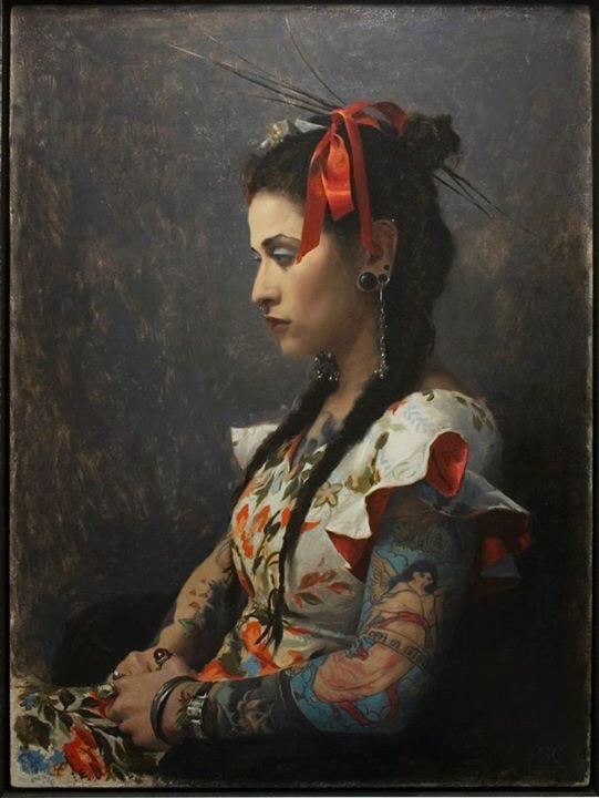 whiteroomsart's tweet photo. Sean Cheetham #painting #fineart #portraits http://t.co/cMUqUgCp1Q
