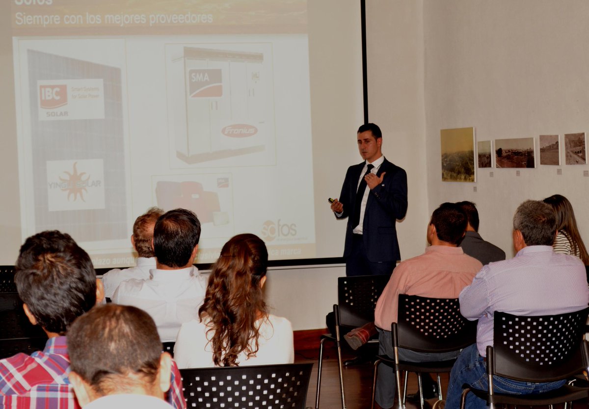 SofosEnergia's tweet photo. Más de 50 participantes en la conferencia de @SofosColombia Energía Solar y Autoconsumo @MiguelJarque @jorge_edward http://t.co/N3I0fSnsfd