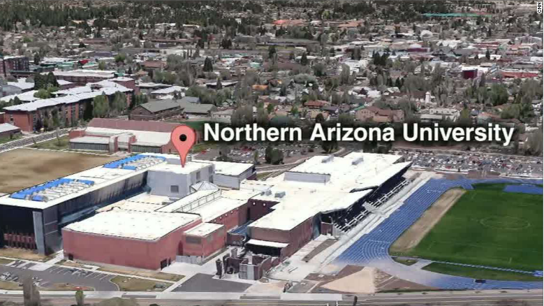 CNN's tweet photo. JUST IN: One killed, 3 injured in shooting at Northern Arizona University http://t.co/7gx0RhsB3x http://t.co/E4KO0iei85
