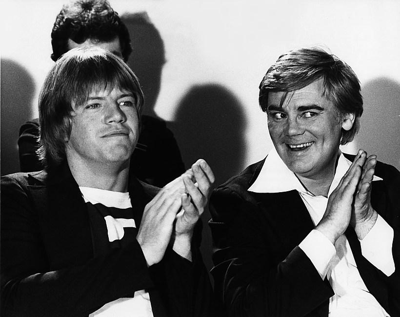 Happy Birthday Anthony Booth (r), he\s 84 today. Here he is with Robin Askwith. 