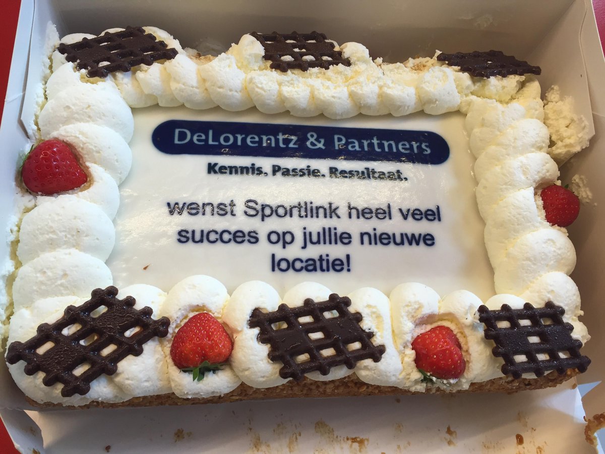 Dankjewel <a href="/DeLorentzenP/">DeLorentz & Partners</a> voor de heerlijke taart!