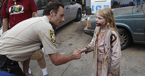 Zombie Girl: Zombie Girl from The Walking Dead pilot â€