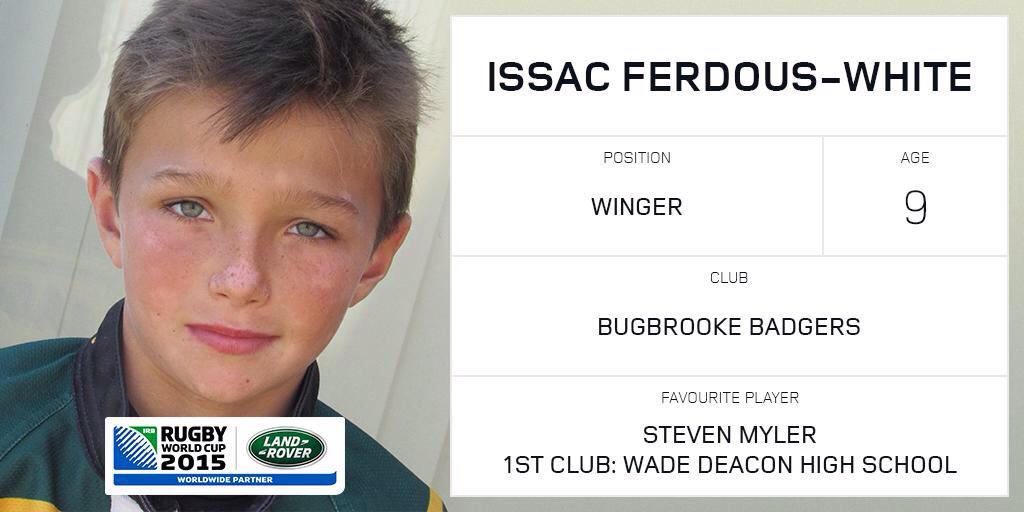 BugbrookeBadger's tweet image. Young badger on the international stage this weekend at the USA v JAPAN game #rwc2015 @LandRoverRugby #WeDealInReal