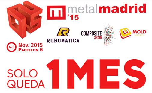 ¡Queda Menos de Un Mes para #MetalMadrid ! #feria del #SectorIndustrial - Regístrate YA goo.gl/hcFckp