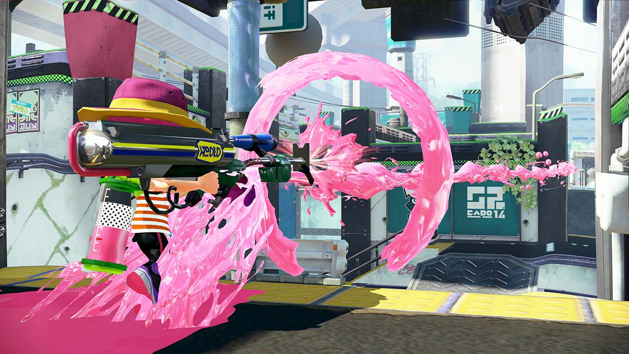 Splatoon スプラトゥーン Twitterissa 同じく10月10日午前11時 新しいブキ 3kスコープカスタム が追加される スコープ 付きの リッター3kカスタム で 3kスコープ と共に全ブキの中で最長射程を誇る サブは ジャンプビーコン スペシャルは