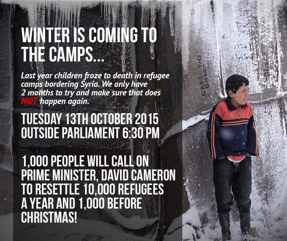 CitizensUK's tweet photo. RT: 4 days to go before the vigil to remember the Syrian refugee kids. Will u join us &amp; encourage others? #1000b4Xmas http://t.co/TEveJeN6Qe