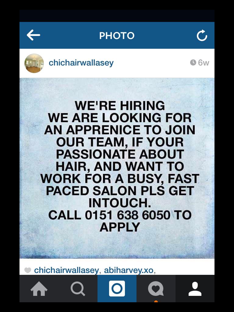 ChicWallasey's tweet photo. Get in touch if you are interested 💇💇 http://t.co/TPR9MHh9hh