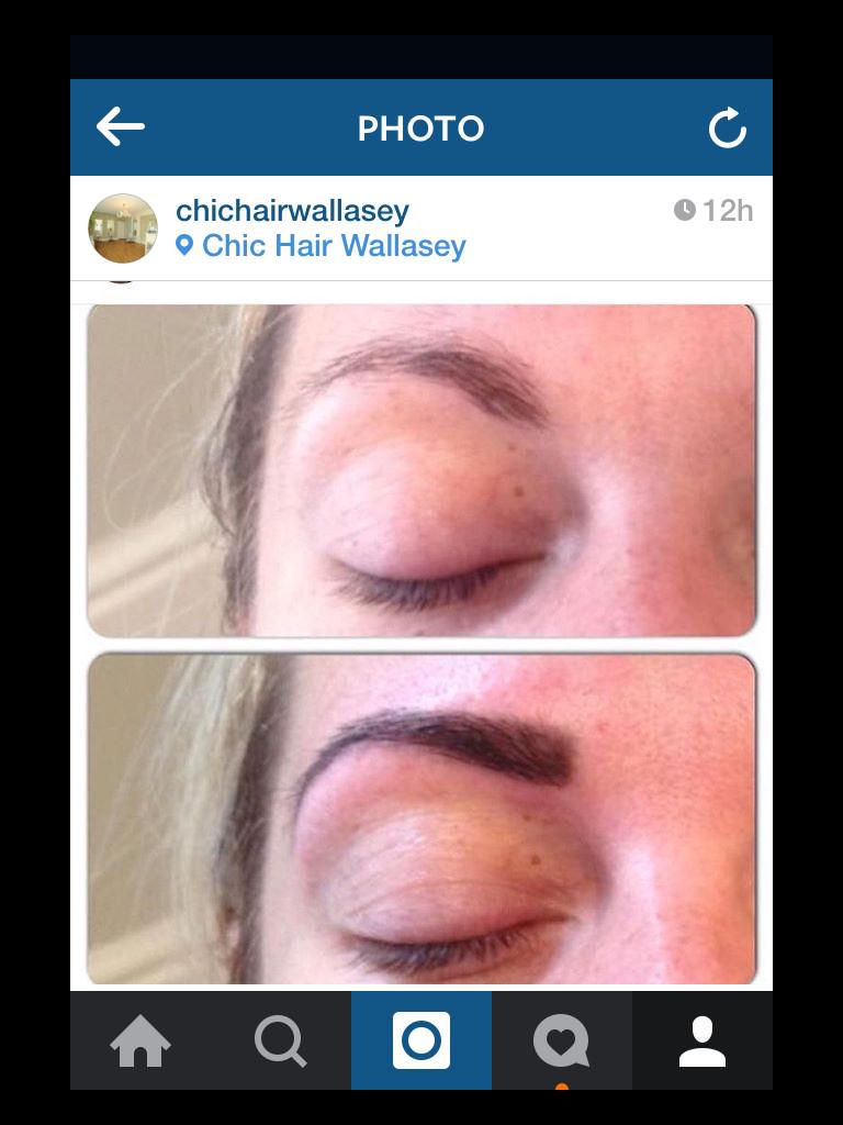 ChicWallasey's tweet photo. Amazing transformation by our brow queen Steph. Call 01516386050 to book 😙 http://t.co/jkddHVXPeW