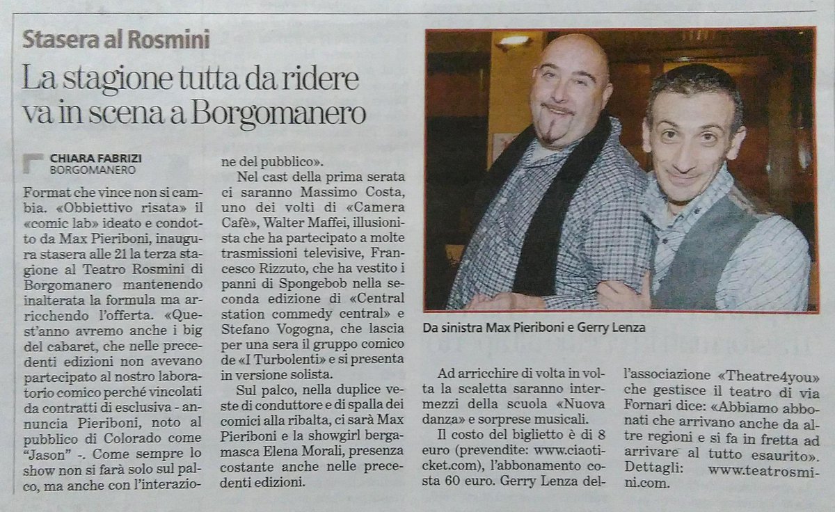 #Cabaret #Stagione #Teatro #Comic #Lab