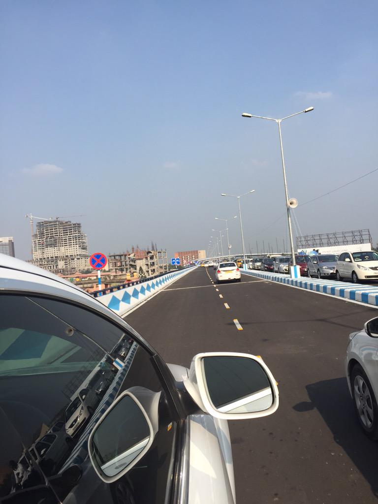 9/10/15 First day first show..  😊 Enjoyed New #Paromaflyover opens today in our City .. Fun!!