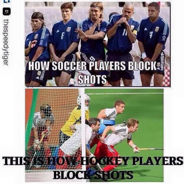 #hockey is for BIKKELS &amp; voetbal is voor WATJES!
Check deze pic en laat het ons weten: zou een voetballer dit durven?