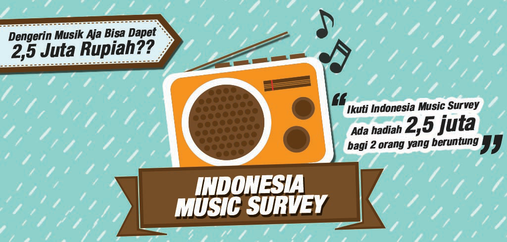 Prambors's tweet photo. Ikutan Indonesia Music Survey dan berkesempatan menangin kesempatan 2,5 juta! Klik aja http://t.co/zgzFwXLjnu http://t.co/sRzi3a7rGw