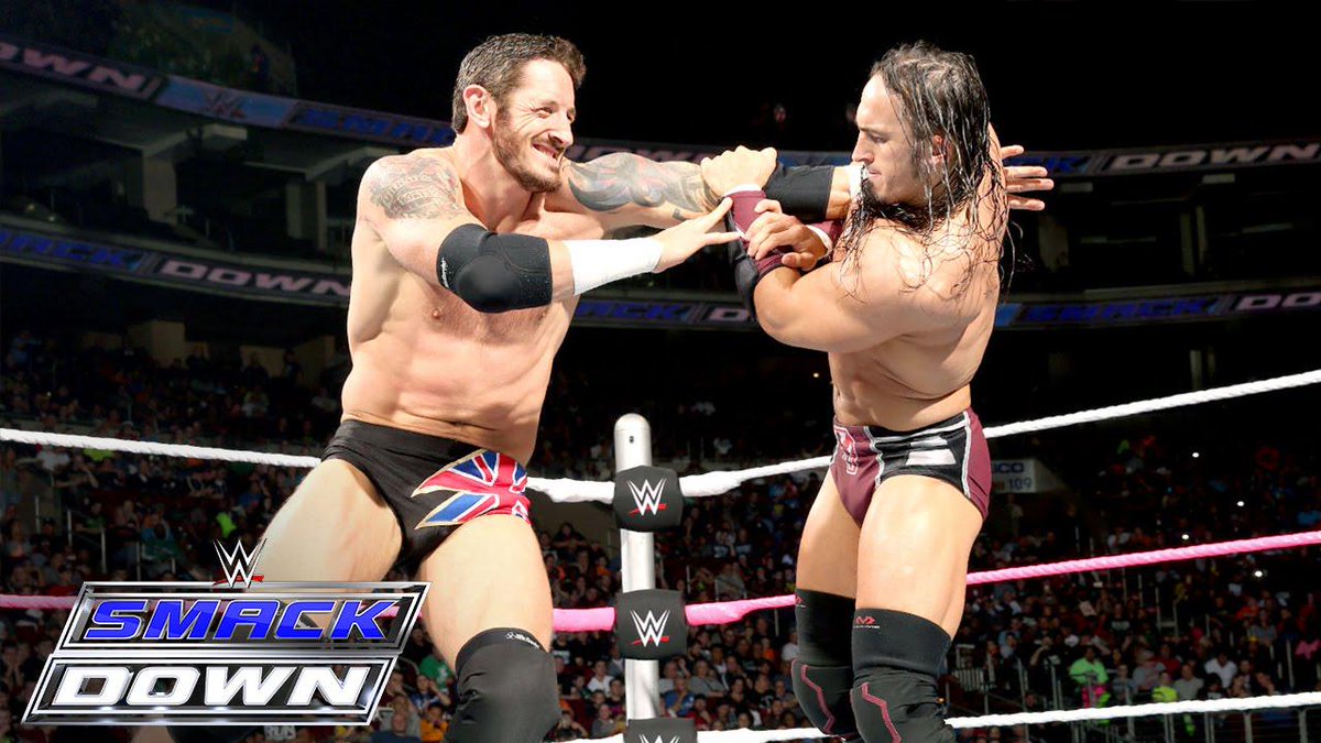 WrestlingNewsCo's tweet photo. VIDEO: Neville vs. King Barrett: #Smackdown, Oct. 8, 2015 http://t.co/p8ypjkSIYY http://t.co/ztv11G9I9K